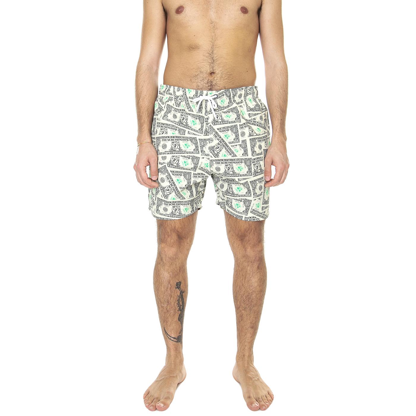 M' Mako Dollar Swimshort Bills - Costume da Bagno Uomo Multicolore Mako Dollar Swimshort Bills  SANTA CRUZ 