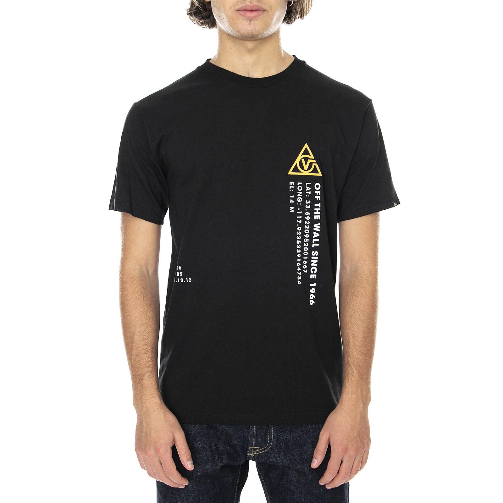 66 Supply - Maglietta Girocollo Uomo Nera VN0A4TUPBLK1  VANS 