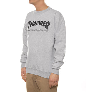 SKATE MAG CREW GREY 312002 GRY  THRASHER 