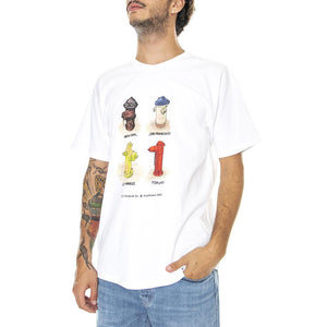 All Cities S/S Tee White - Maglietta Girocollo Uomo Bianca TS01823-WHITE  HUF 