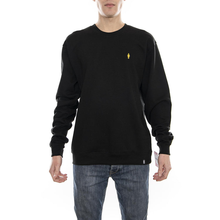 GIRL MICRO EMB CREW BLACK 119362_4  GIRL 