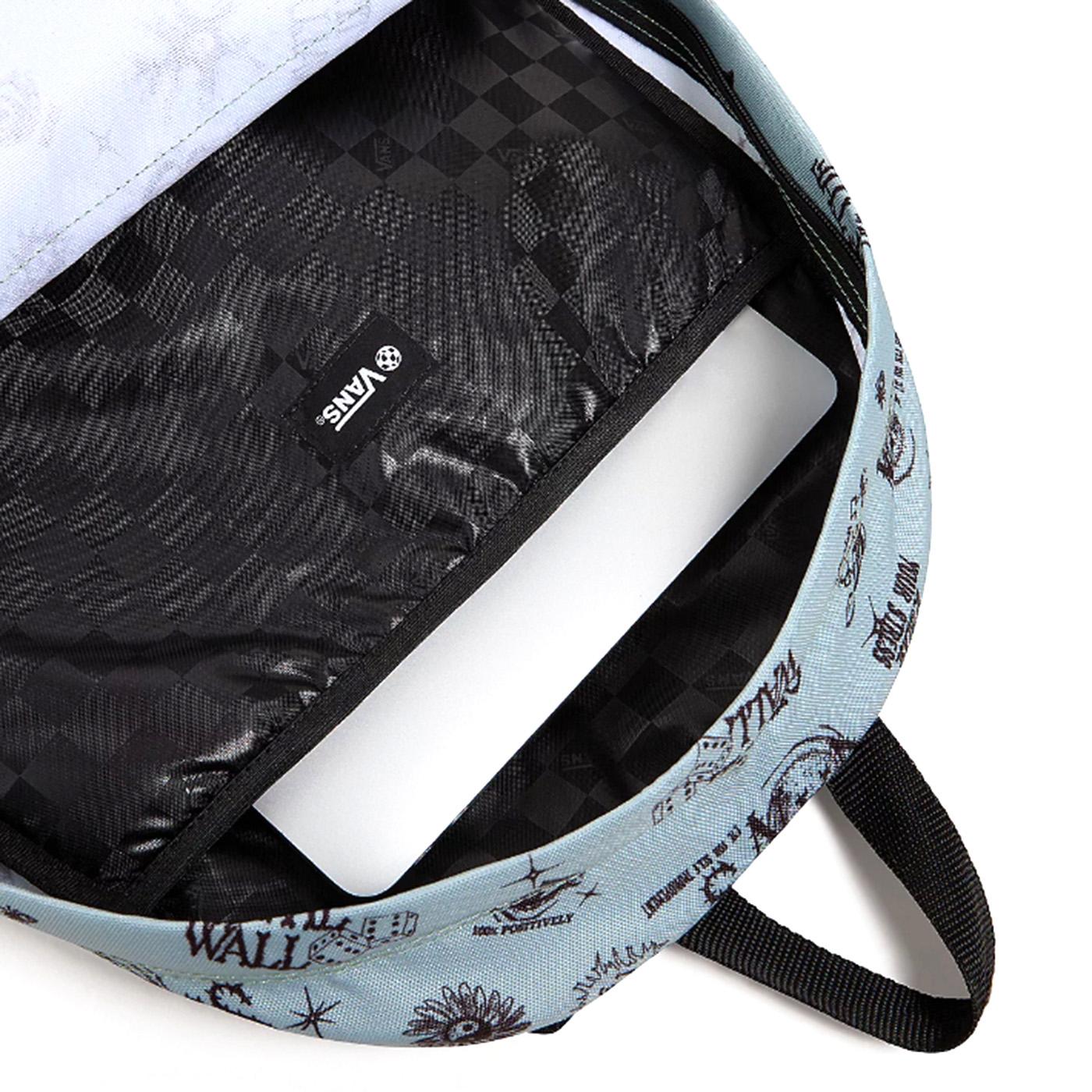 Old Skool Backpack Iceberg Green - Zaino Verde / Multicolore VN000H4WCJL1  VANS 