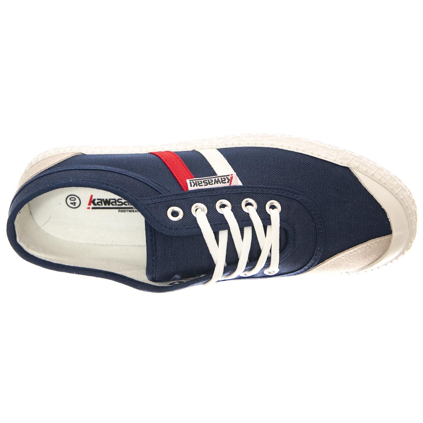 Retro 2.0 Navy - Scarpe Stringate Profilo Basso Uomo Blu KWS232424-2002  KAWASAKI 
