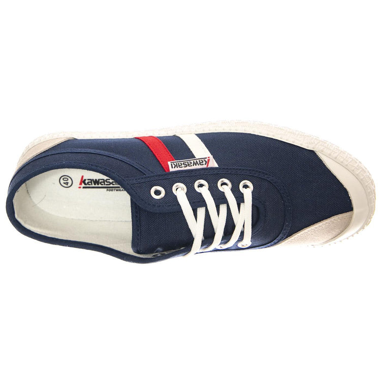 Retro 2.0 Navy - Scarpe Stringate Profilo Basso Uomo Blu KWS232424-2002  KAWASAKI 