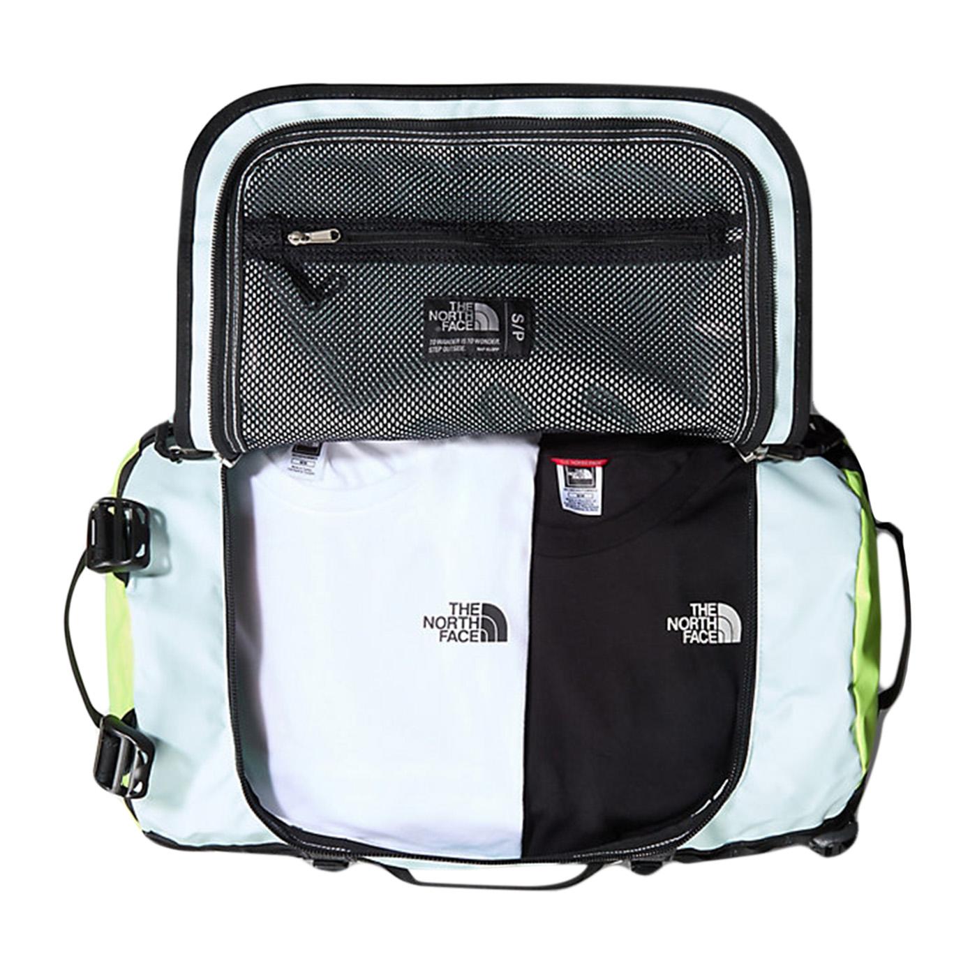 Base Camp Duffel S Sky Light Blue / Led Yellow / TNF Black - Borsa a Tracolla Multicolore NF0A52STIM11  THE NORTH FACE 