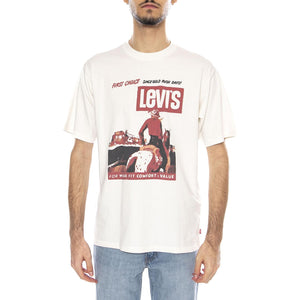 Levi's® T-Shirt a Manica Corta Vintage Panna - Maglietta Girocollo Uomo Bianca 87373-0228 . LEVIS 