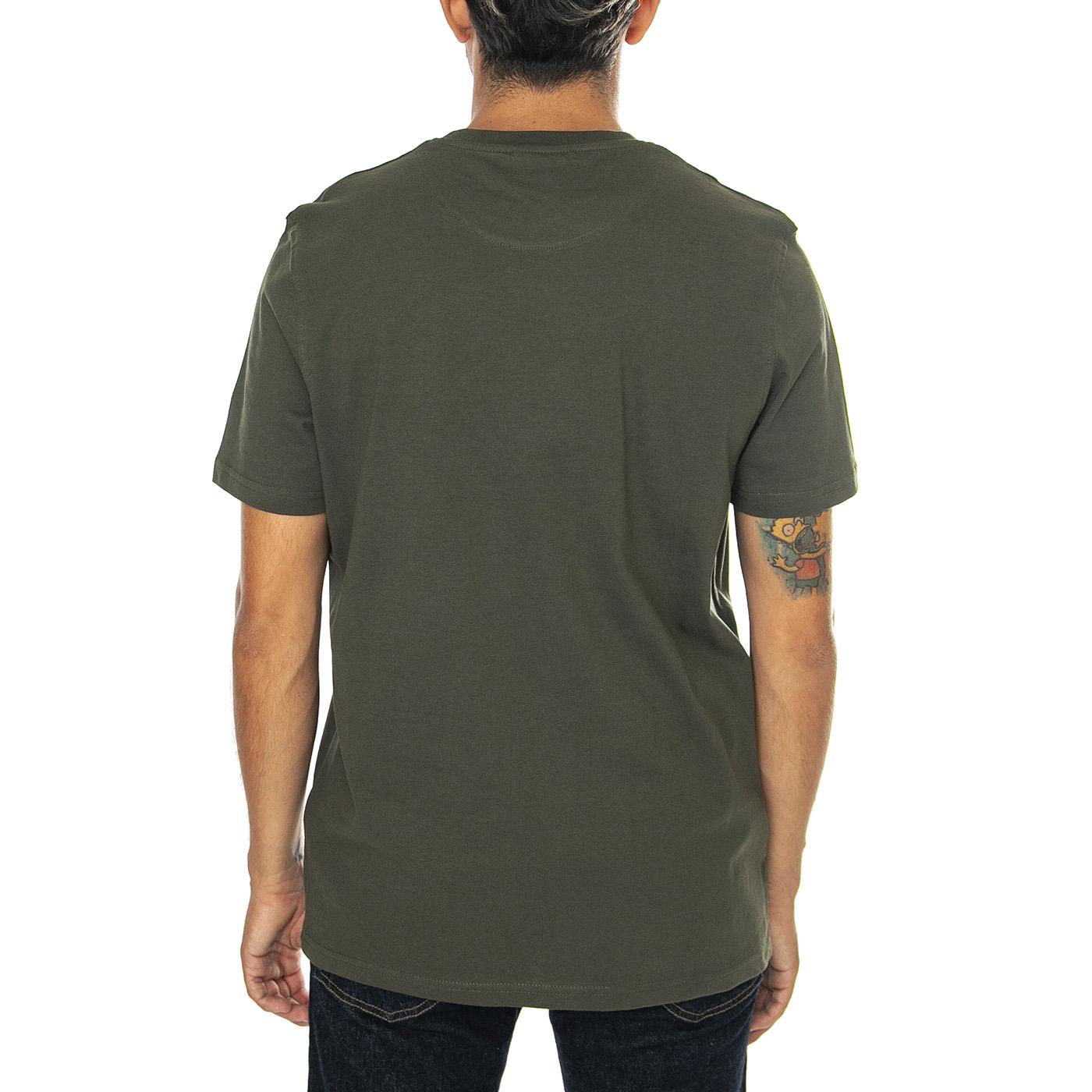 Penfield Chest Pocket T-Shirt Forest Night - Maglietta Girocollo Uomo Verde PFD0020-407  PENFIELD 