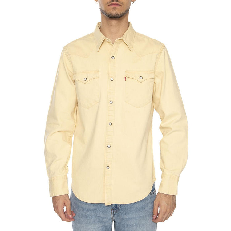 Barstow Western Standard Grass Is Green - Camicia Uomo Beige 85744-0102  LEVIS 