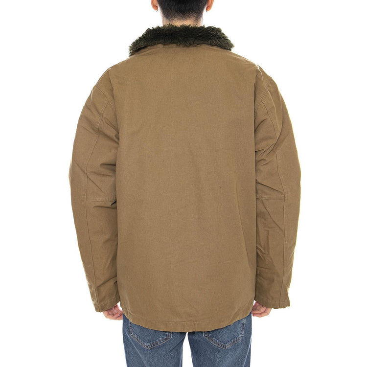 20th Anniversary Mast Jacket -- Giacca Uomo Olive Surplus Marrone 03445 OLVSP BRIXTON 