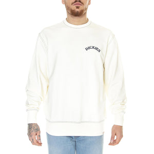 Beaverton Cloud - Felpa Girocollo Uomo Bianca DK0A4Y6KC581  DICKIES 