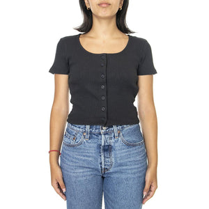 Rach Top Caviar - Top Donna Nero A3389-0001  LEVIS 