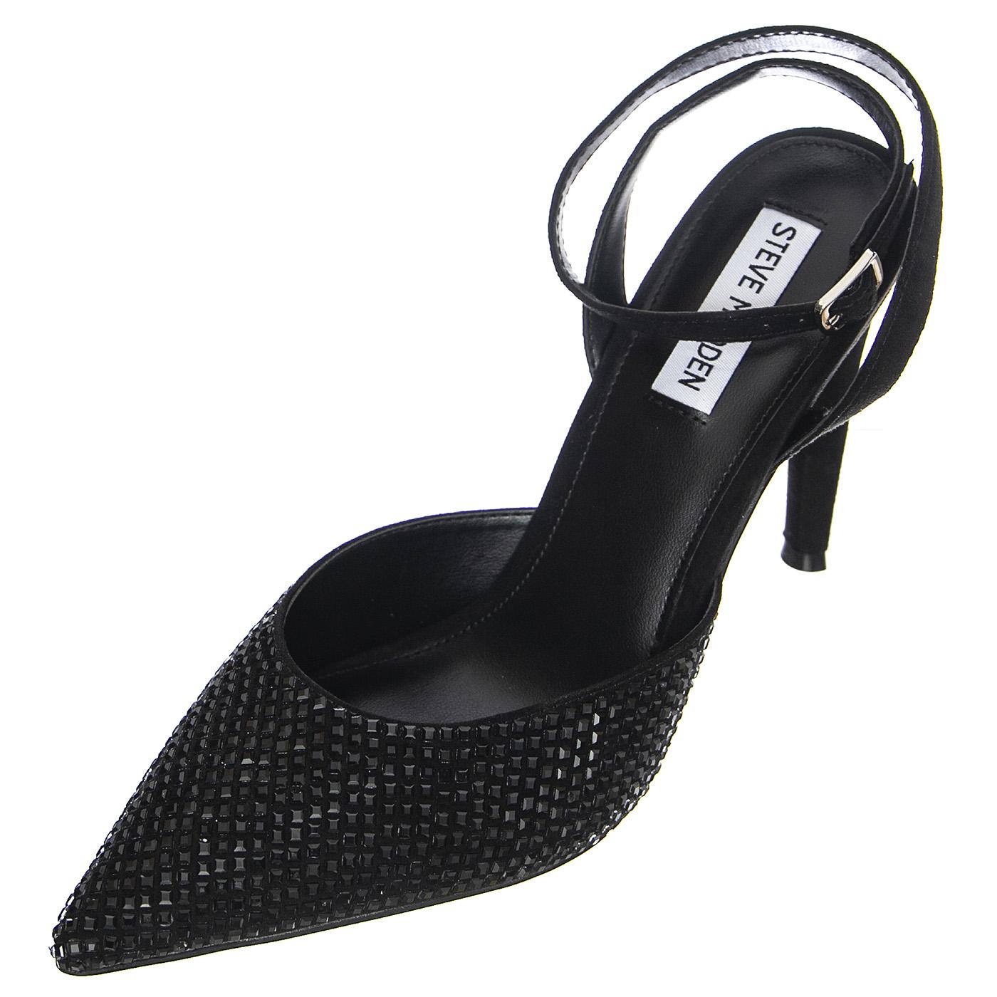 Alessi-R Black / Black - Sandali Donna Neri SMSALESSI-R-BLK  STEVE MADDEN 