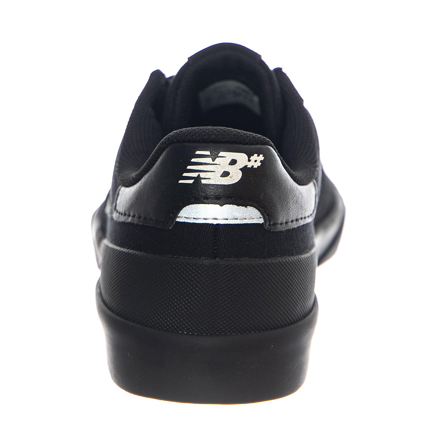 Numeric Skateboarding Black Leather/Textile - Scarpe Uomo Nere NM272BWD  NEW BALANCE 