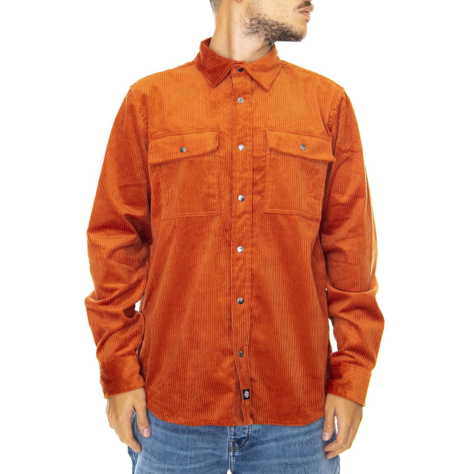 Ivel Shirt - Rust - Camicia Uomo Arancione 05 200357-RUS . DICKIES 