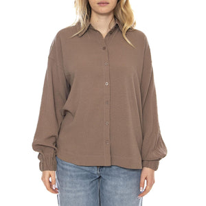 Mias Pine Bark -- Camicia Donna Marrone 223739930 1410 MINIMUM 