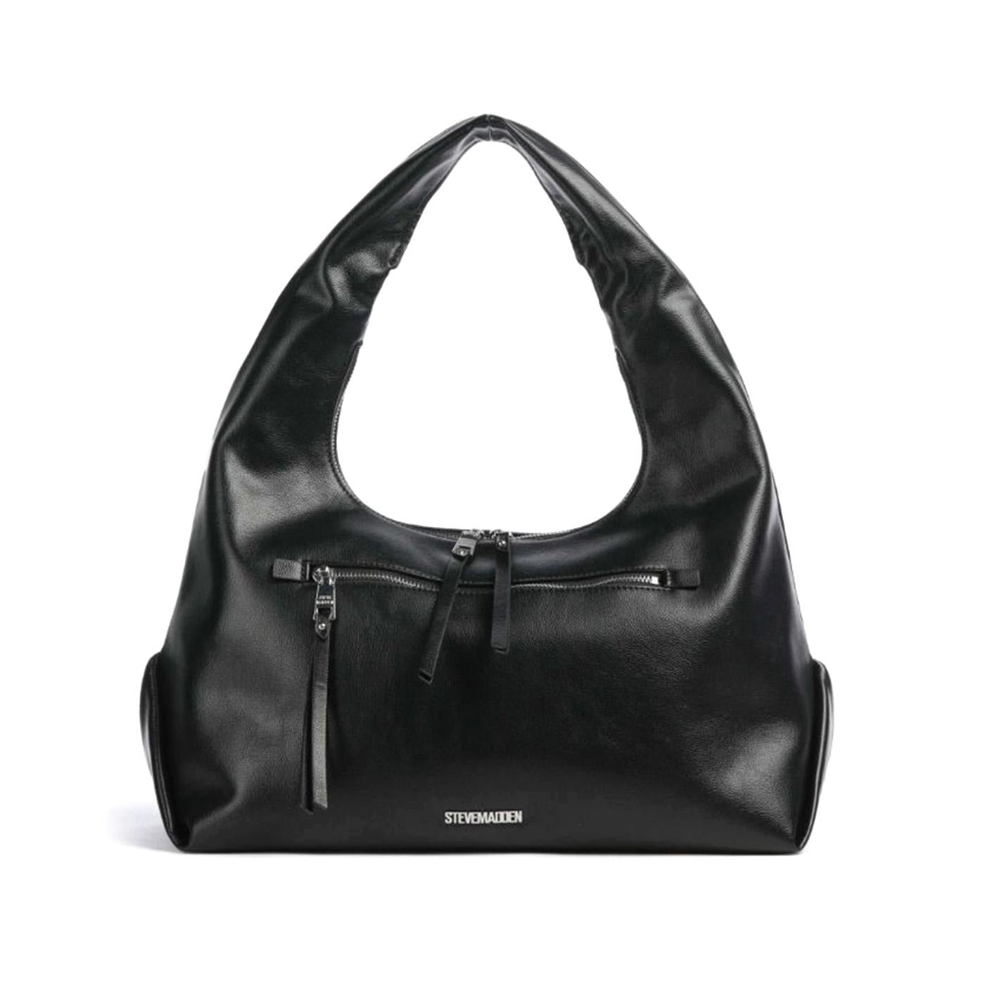 Biva BLK/SIL - Borsa a Tracolla Nera SMABIVA-BKS . STEVE MADDEN 
