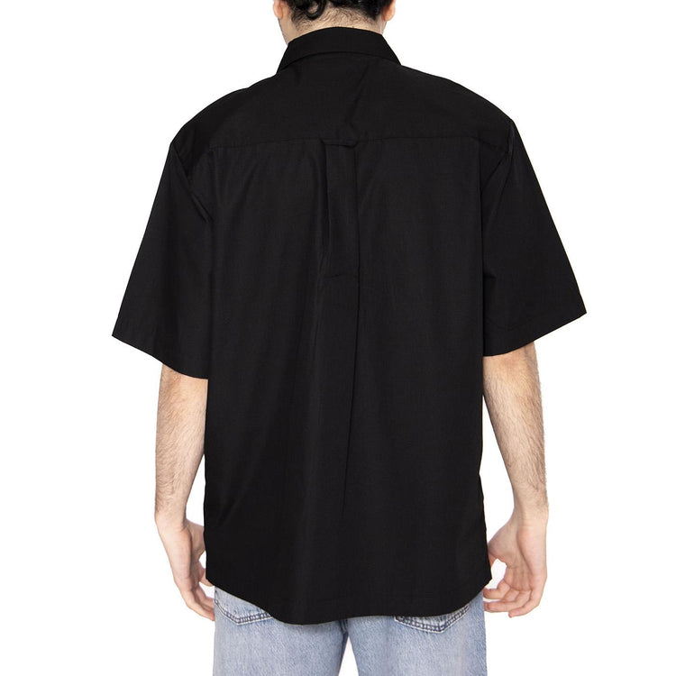 S/S Craft Shirt Black - Camicia Maniche Corte Uomo Nera I035232.89XX  CARHARTT WIP 