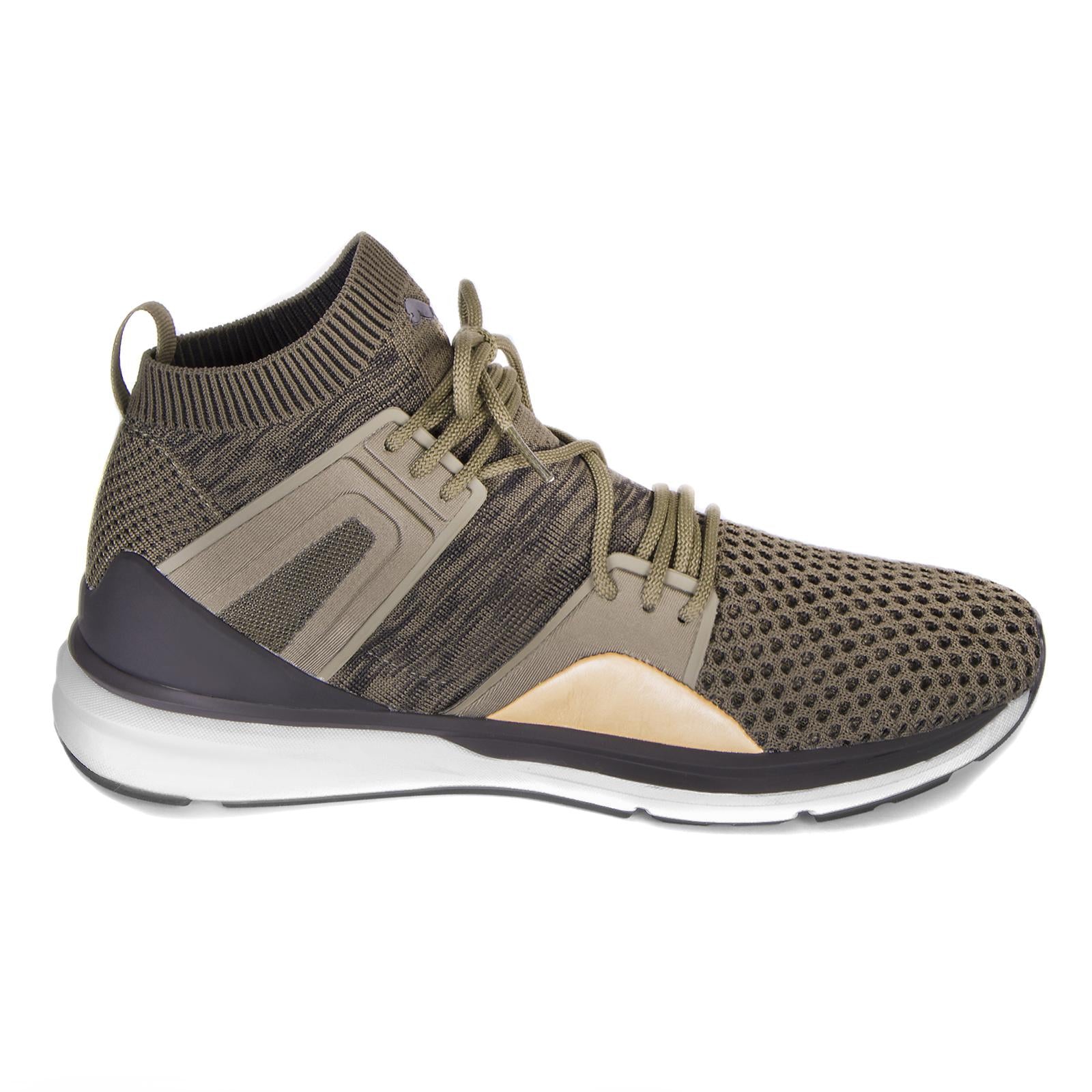 B.O.G Limitless Hi evoKNIT Burnt Olive-Puma Black-Puma White 363134-003  PUMA 