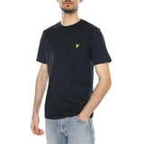Plain T-Shirt Dark Navy / Black - Men's Crew Neck T-Shirt LYLE & SCOTT