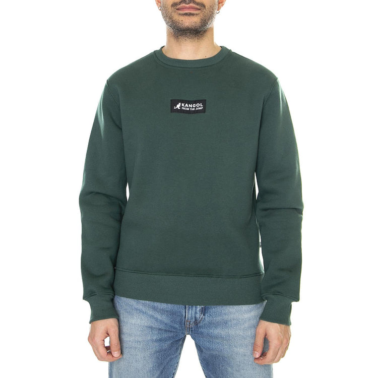 Essential Pine - Felpa Girocollo Uomo Verde KAF22UCNS101-133  KANGOL 