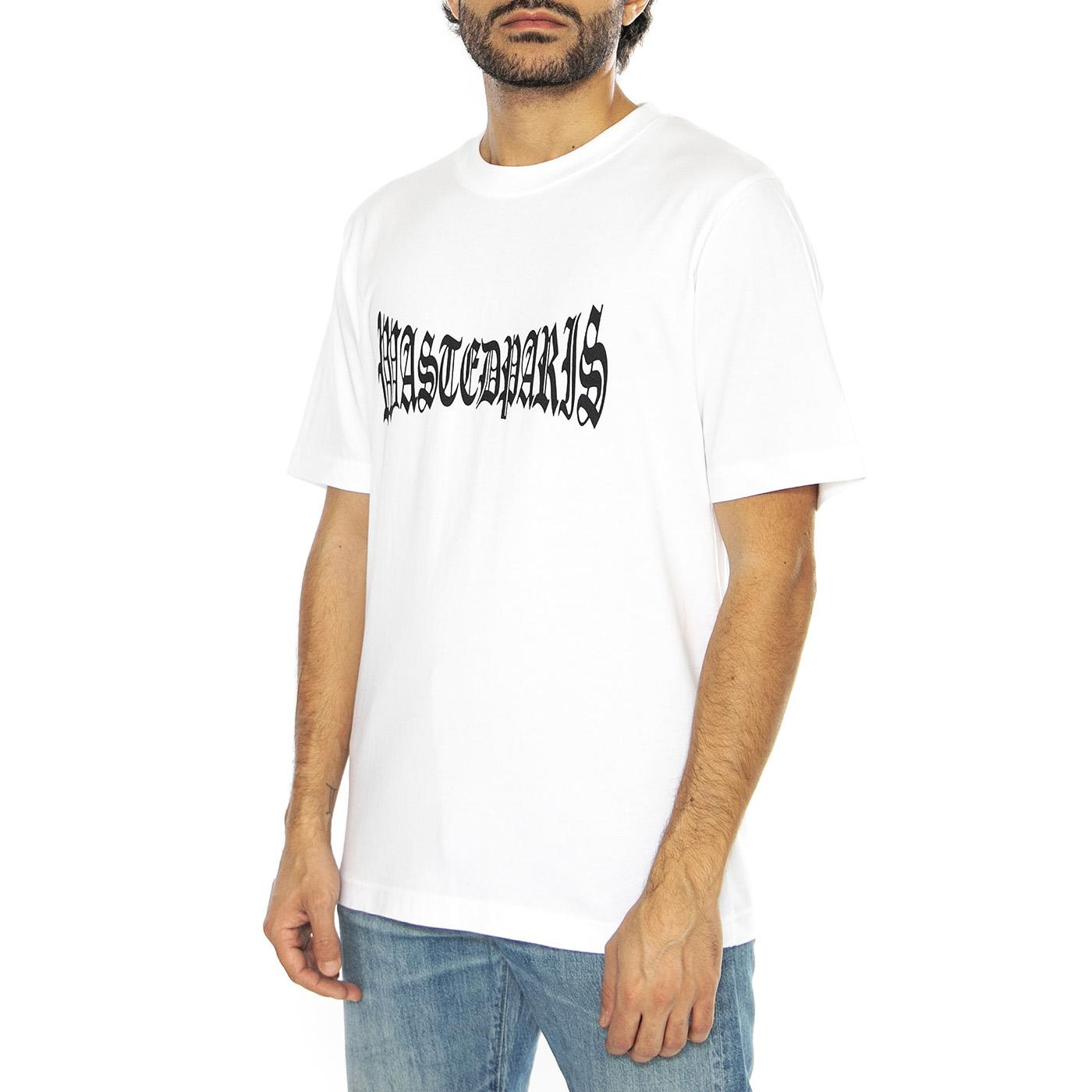 T-Shirt London White - Maglietta Girocollo Uomo Bianca T-SHIRT LONDON - - WHITE  WASTED PARIS 