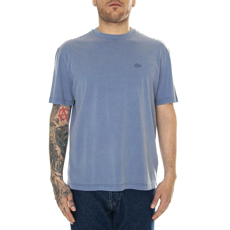 T-Shirt IVW Blue - Maglietta Girocollo Uomo Blu TH8312-IVW  LACOSTE 