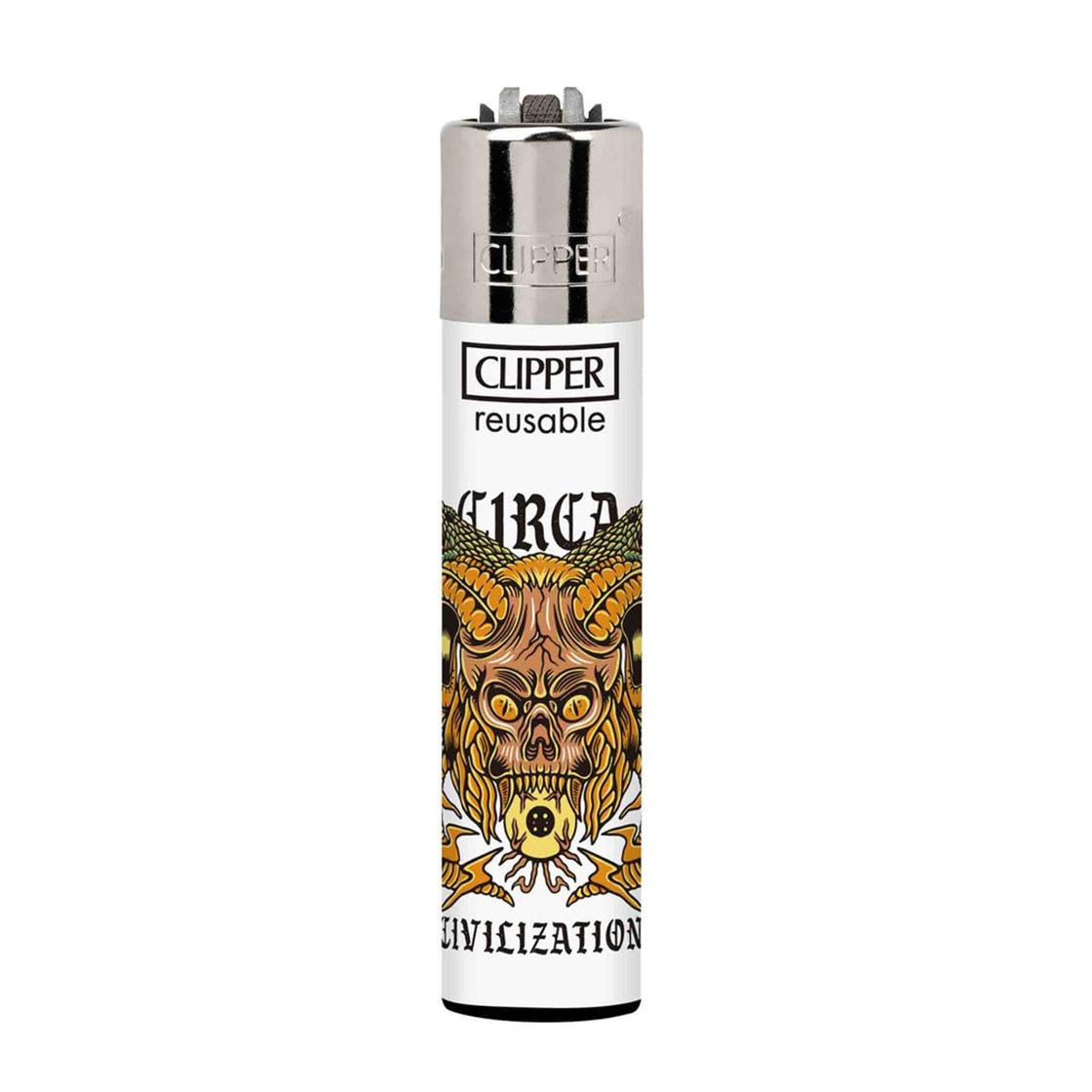 Clipper Circa - Civilization - Accendino Ricaricabile Bianco / Multicolore 237736_13  C1RCA 