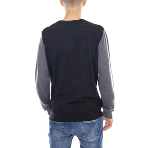 NELAS KNIT CREW NECK EXP Dark Grey Melange 22009514-GRIGIO  ONLY & SONS 