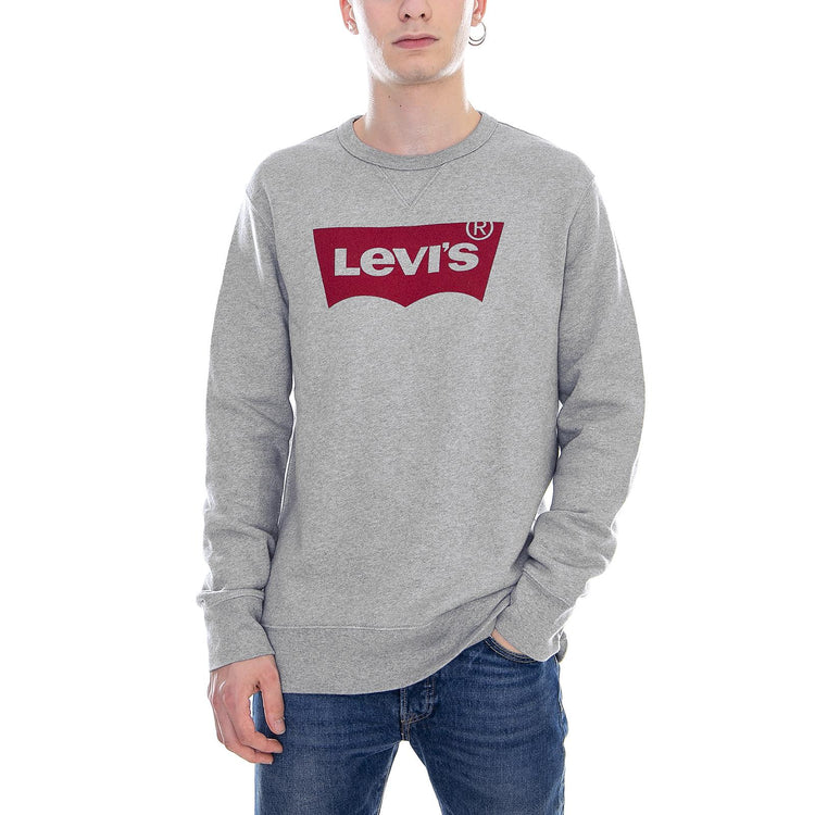 GRAPHIC CREW B HM FLEECE MIDTONE GREY HTR 17895-0030  LEVIS 