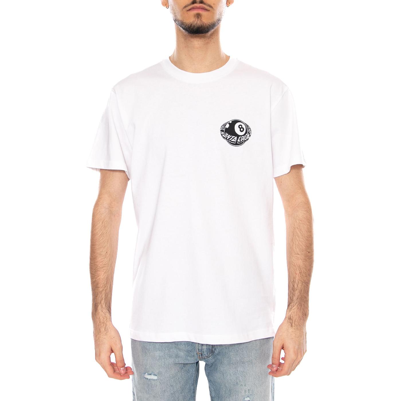 Winkowski Eighth Planet White - Maglietta Girocollo Uomo Bianca SCA-TEE-13005 White SANTA CRUZ 