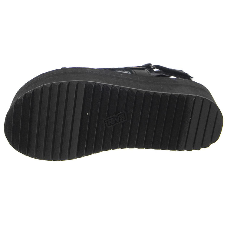 Flatform Mevia Black - Sandali Donna Neri 1116810-BLK  TEVA 