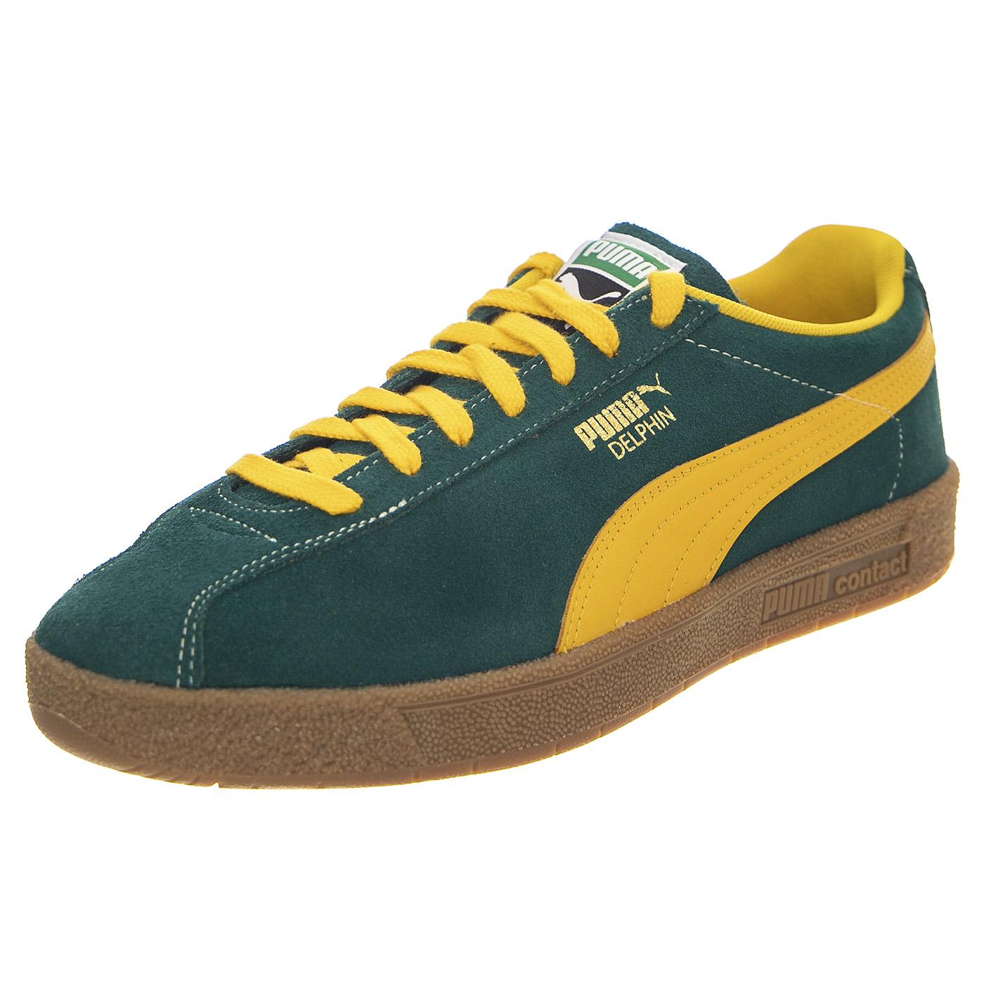 M' Delphin Malachite - Yellow Sizzle Shoes - Scarpe Stringate Profilo Basso Uomo Verdi 390685-10  PUMA 
