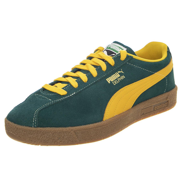 M' Delphin Malachite - Yellow Sizzle Shoes - Scarpe Stringate Profilo Basso Uomo Verdi 390685-10  PUMA 