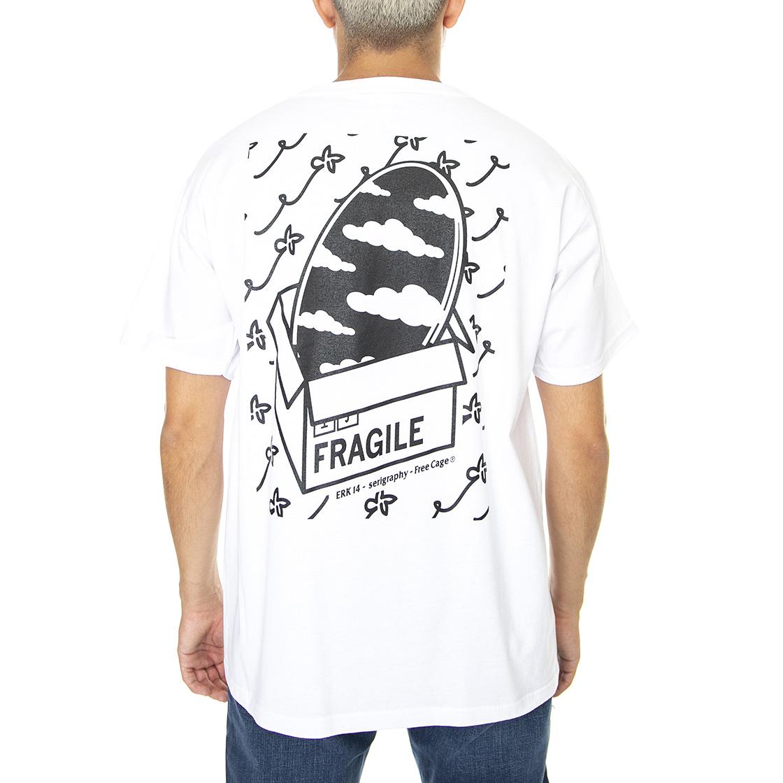 Sky Key Erk14 Serigraphy Serie 01 - Maglietta Girocollo Uomo Bianca SKYKEY-ERK14  LONDON STORE 