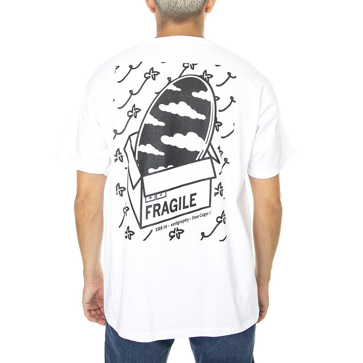 Sky Key Erk14 Serigraphy Serie 01 - Maglietta Girocollo Uomo Bianca SKYKEY-ERK14  LONDON STORE 