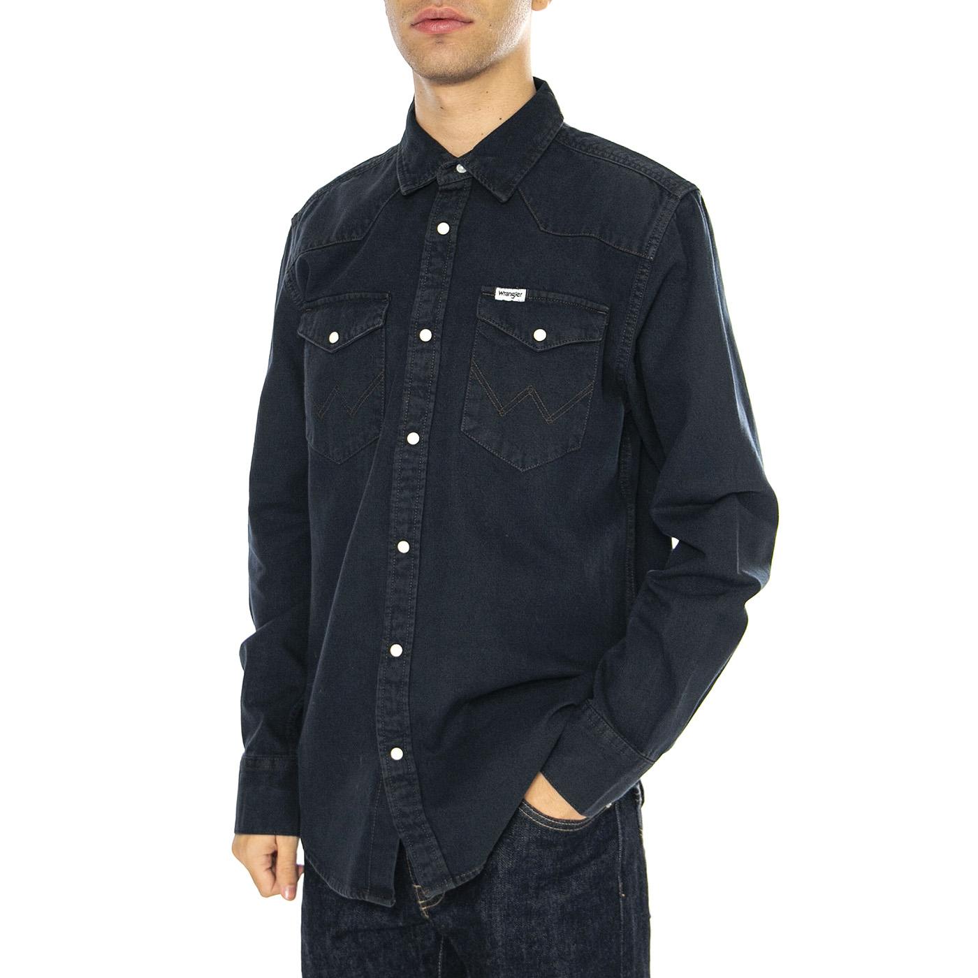 Western Shirt Midnight Rodeo Shirt - Camicia Uomo Blu 112357193-BLUE  WRANGLER 