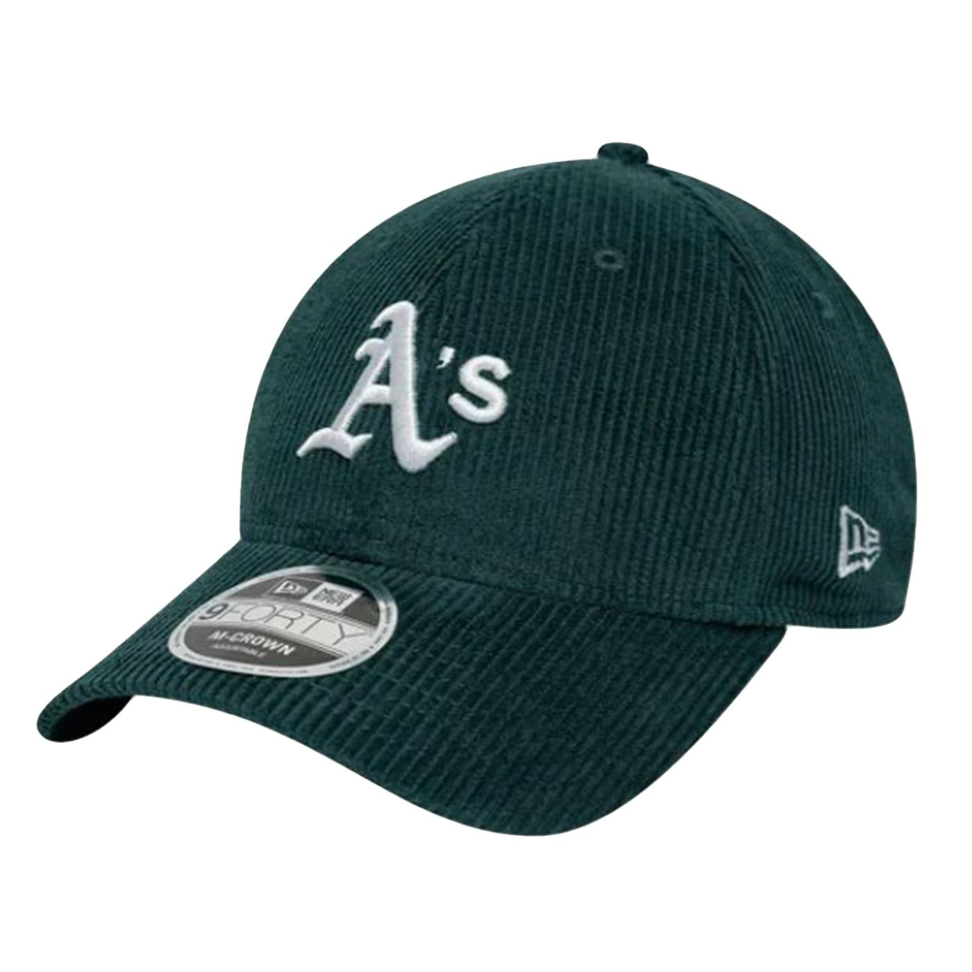 CORD 9FORTY MC Dark Green - Oakland Athletics - Cappellino con Visiera Verde Scuro 60691061 . NEW ERA 