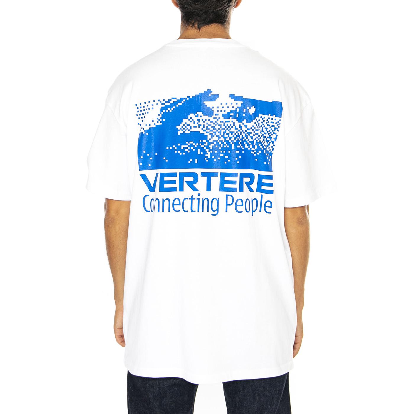 Connecting T-Shirt White - Maglietta Girocollo Uomo Bianca VER-T270-WHT  VERTERE BERLIN 