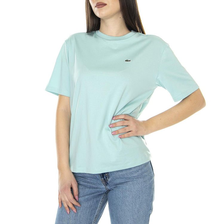 W' T-Shirt LGF - Maglietta Girocollo Donna Verde TF5441-LGF  LACOSTE 
