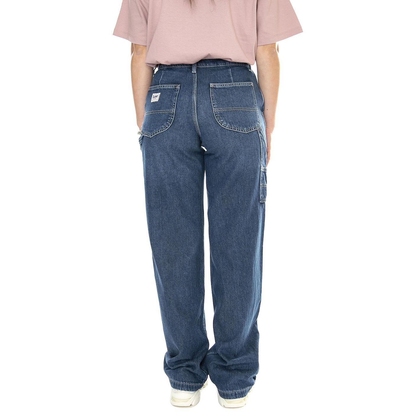 Loose Carpenter Rules of Wisdom - Pantaloni Denim Jeans Donna Blu 112348962  LEE 