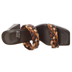 Delicacy Brown Combo Pu - Sandali Donna Marroni JCSJC-1038-1-14- BR  JEFFREY CAMPBELL 