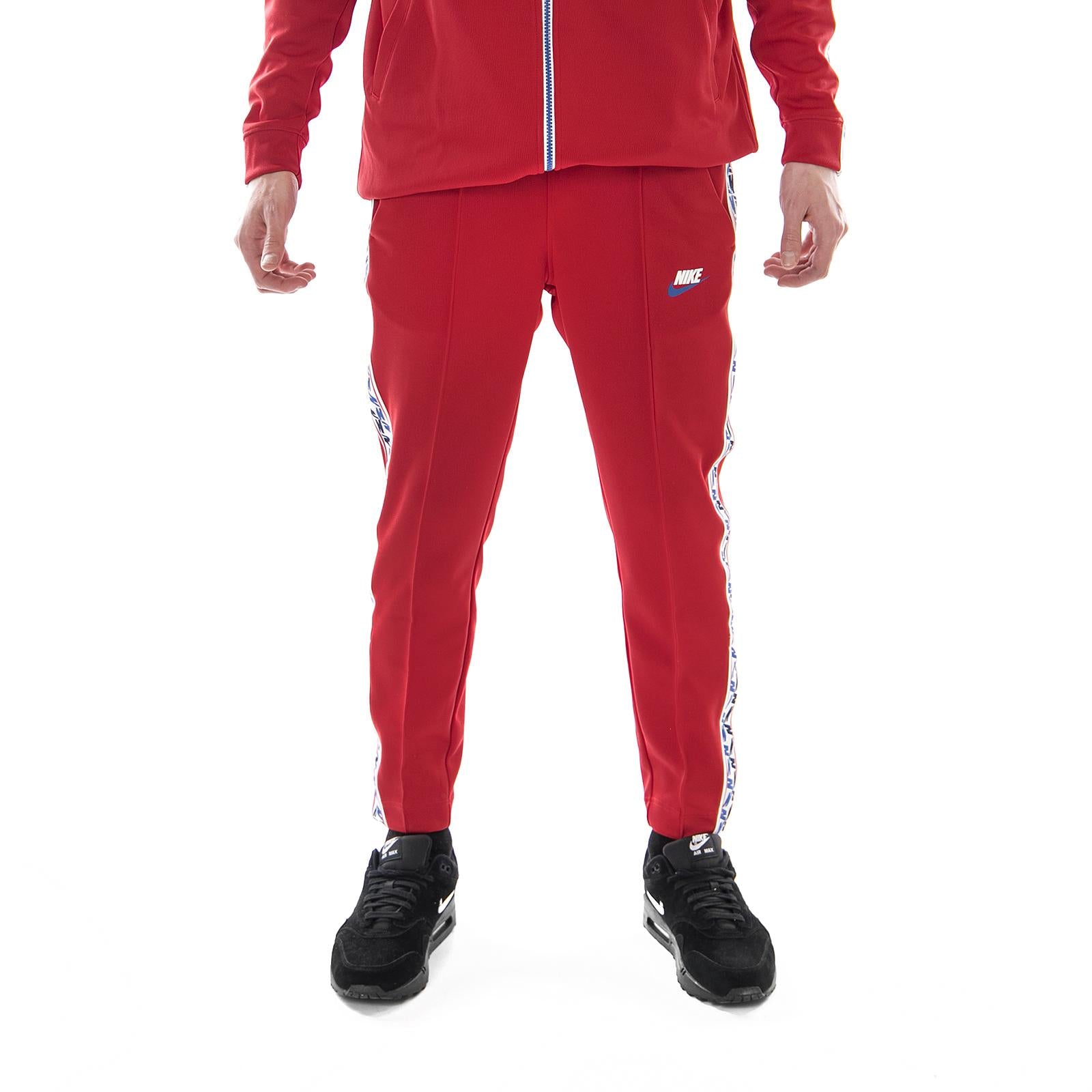 M NSW TAPED PANT POLY GYM RED/SAIL AJ2297-687  NIKE 