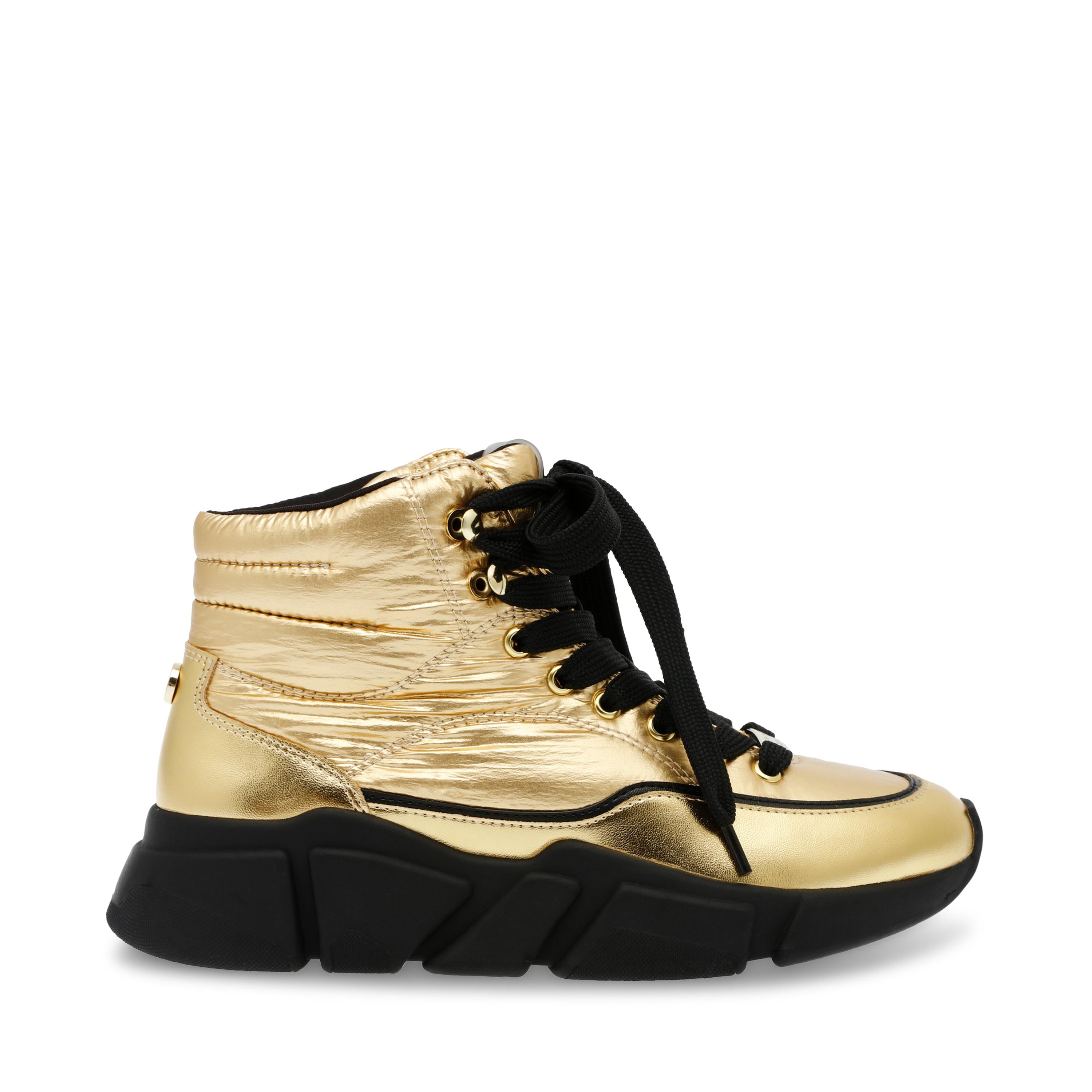 Gameplan Gold - Scarpe Stringate Profilo Alto Donna Oro SMPGAMEPLAN-GOL  STEVE MADDEN 