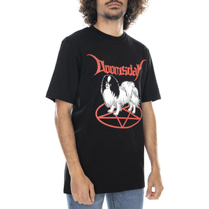 Mens Cult Of Doggo T-Shirt - Black - Maglietta Girocollo Uomo Nera 0256BLK . DOOMSDAY 