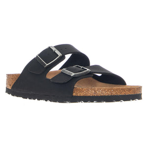 Arizona Vegan Birkibuc Narrow Fit Earthy Black - Sandali Uomo / Donna Neri 1019057 EBK BIRKENSTOCK 