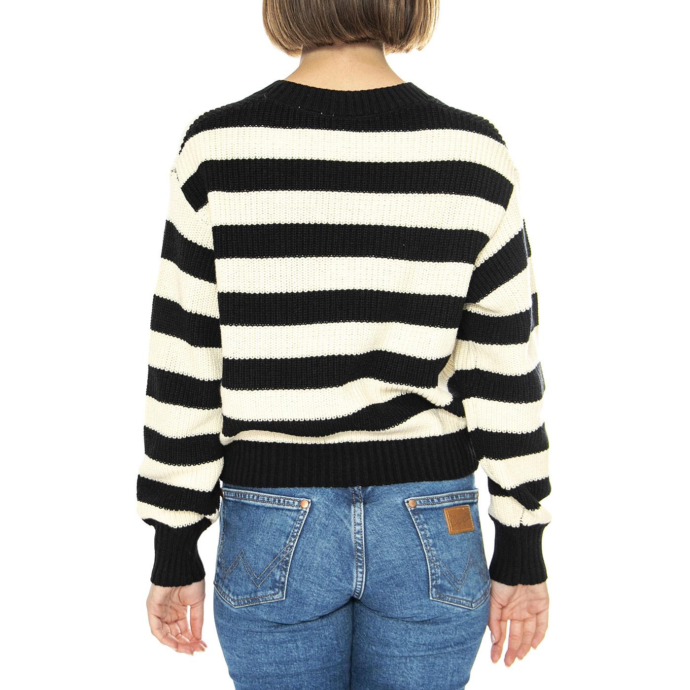 Snowflake Cardigan Butterfly Stripe Caviar Black - Cardigan Donna Multicolore A8728-0007  LEVIS 