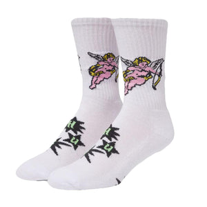 Cupid Crew Sock White - Calzini Multicolore SK00889-WHITE  HUF 