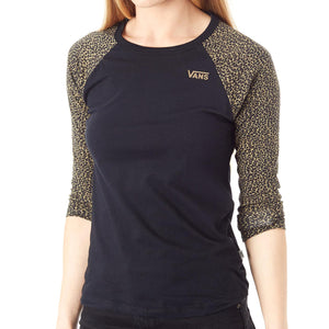 WM LEOPARD RAGLAN Black/Leopar VA3D56YY6  VANS 