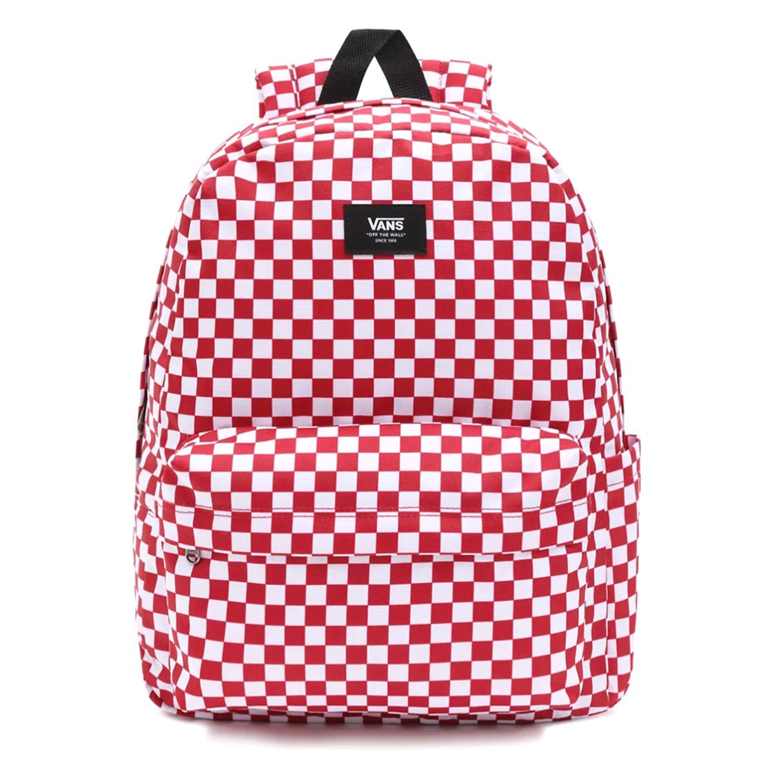 Mn Old Skool Check - Zaino Rosso/ Bianco / Chili Pepper / Checkerboard VN0A5KHRO841  VANS 