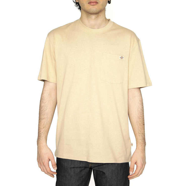 Luray Pocket Tee Irish Cream - Maglietta Girocollo Uomo Beige DK0A4YFCF951  DICKIES 